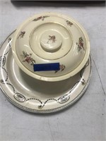 PLATE & BOWL W/ LID