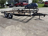 16’ tandem axle trailer: no floor, no ownership