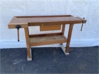 Modern Wooden Work Bench