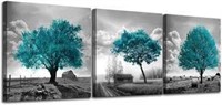 Canvas Wall Art Black and White Farmhouse Rustic