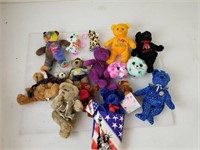 Assorted Stuffed Animals and Beanie Babies