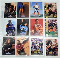 (12) Certified NFL Player Signed Trading Cards