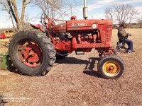 IH Farmall M Wide Front, 3pt, 2 Remotes, New Rears