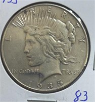 1935 Peace  Dollar