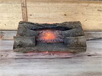 Fire logs lamp display