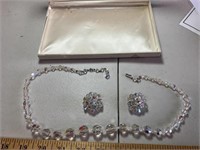 Vintage necklace and earrings