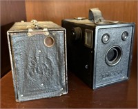 2 Vintage Cameras  Ansco and No. 2 Brownie