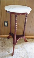 Marble Top Plant Stand