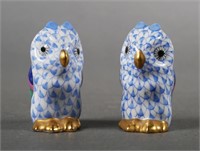 HEREND OWL FISHNET FIGURES PR