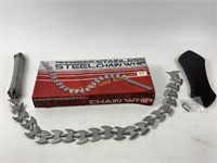 Professional Stainless Steel Chain Whip