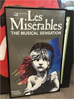 LES MISERABLES FRAMED WALL ART