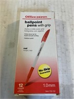 12 count red ballpoint pens