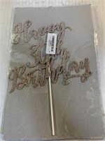 happy 30th birthday cake topper