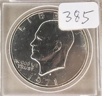 1971S  Ike Dollar 40% Silver Proof