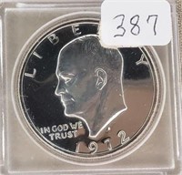 1972S  Ike Dollar Proof 40% Silver