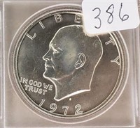 1972S  Ike Dollar MS63 40% Silver