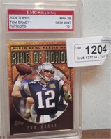 Tom Brady graded card