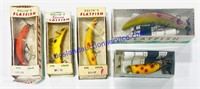 Lot of (5) Helin’s Brand Fishing Lures