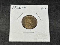 1926-D Lincoln Cent AU