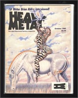 VINTAGE 1985 HEAVY METAL MAGAZINE