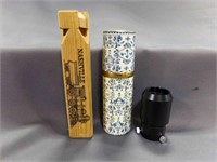 Vintage Guerlain Metal Perfume Canister Bottle