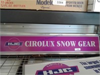 Cirolux HJC Snow Gear sign, 10 x 49