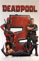Deadpool 2 Ryan Reynolds Autograph Poster