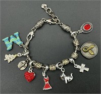 Brighton Charm Bracelet & Asst Charms