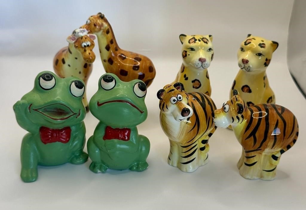 Tigers, Giraffes, Cheetahs, and Frogs Collectible