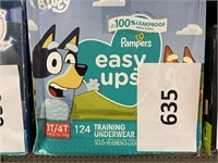 Pampers easy ups 124 ct 3T-4T