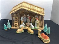 Sears nativity set vintage