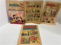 Archie  Blondie Comic Books Lot.