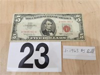 1963 $5 BILL