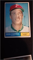 1961 Topps Baseball Dick Farrell #522 Nice Vintage