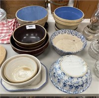 An Assortment of Antique Mixing Bowls