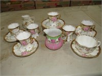 COLLECTION OF CLARA HAND PAINTED CHINA