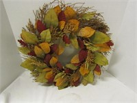 2 Fall Wreaths-Approx 20" Dia