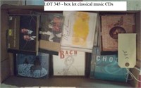 box lot of classical music CDs