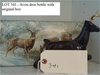 AVON deer bottle in original box