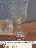 AVON vintage goblet