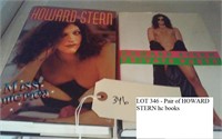 pair of HOWARD STERN hb books