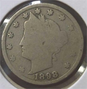 1898 Liberty Head V nickel