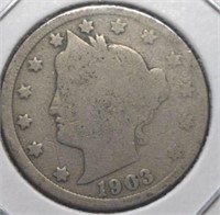 1903 Liberty Head V. Nickel