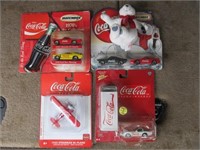 4pc Coca Cola Die Cast Collectibles