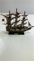 Vintage "Constitution 1814" model ship