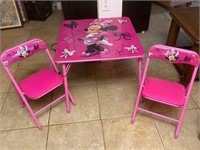 Minnie Mouse Child Table & Chairs