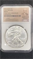 2016 NGC MS70 Silver Eagle 1oz Early Releases