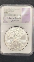2014 (S) NGC MS70 Silver Eagle 1oz Early