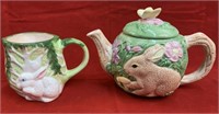Rabbit Teapot & Cup