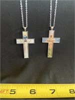 10” Cross necklaces